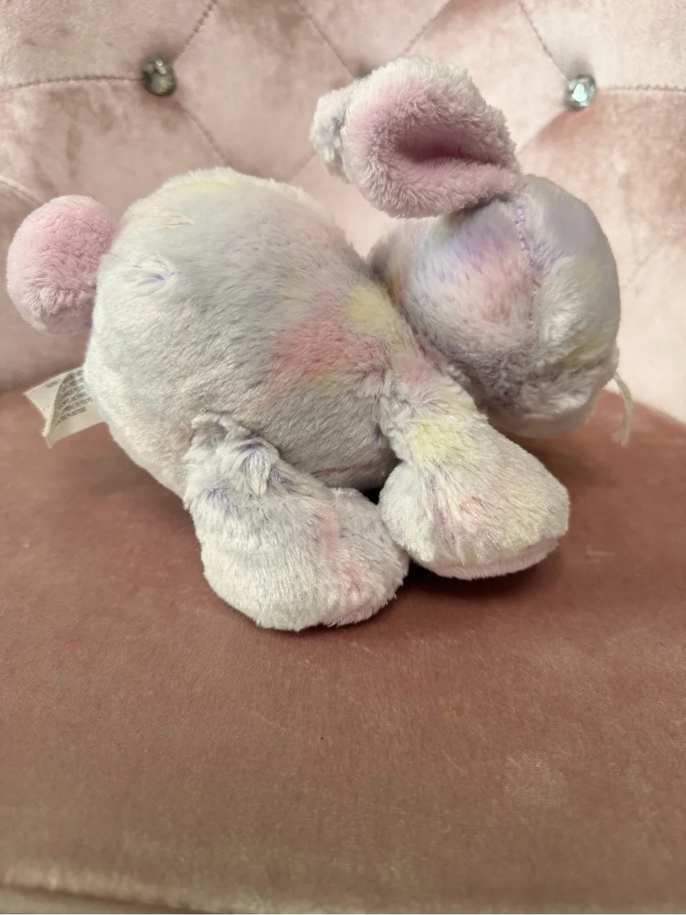 GANZ Pastel Pink Bunny Plush Small Pet Toy